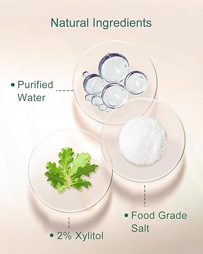 Miniatura 4 de GROWNSY Breathe Easy - Juego de cuidado nasal con aspirador nasal eléctrico, verde, paquete de 2 aerosoles nasales salinos naturales, alivia