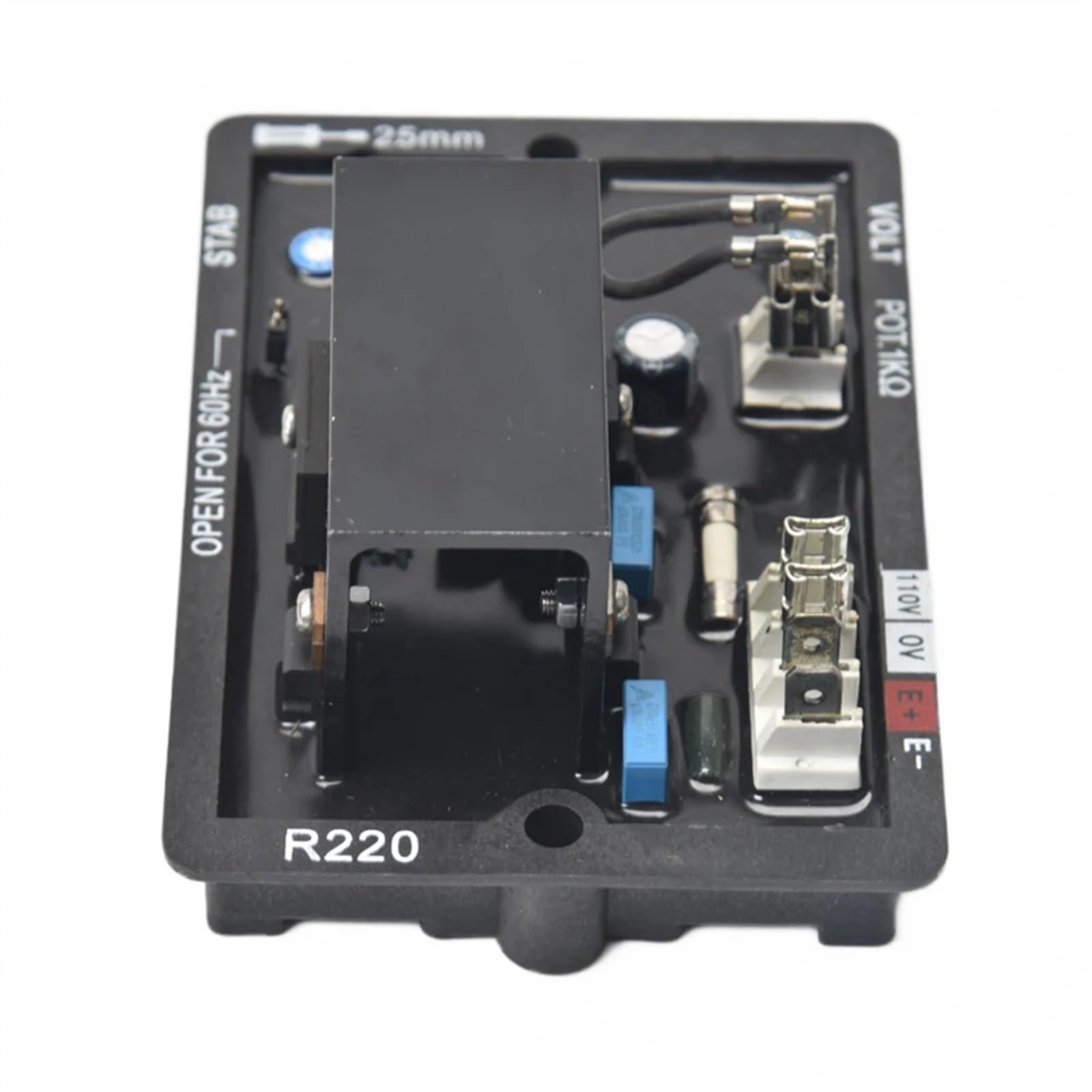 R220 Regulador de voltaje automático, alternador, piezas de repuesto, generador diésel, regulador de voltaje automático