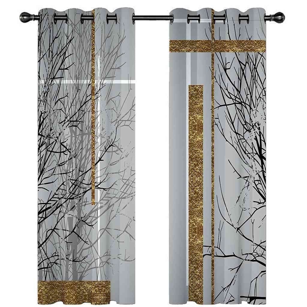 Modernas Cortinas Dormitorio Juvenil Impresión 3D Árbol De Arte 300x280cm Ojales Cortinas Opacas 2 Piezas para Dormitorio Habitación De Los Niños Cortina Decoración del Salón
