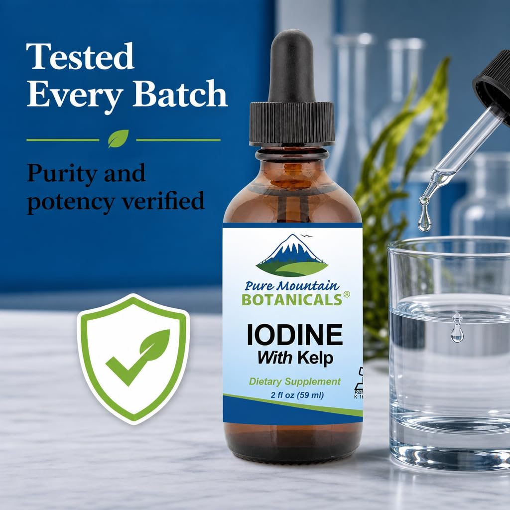 Pure Mountain Botanicals Liquid Iodine Drops 150 mcg, 2 fl oz — Amazon image 4