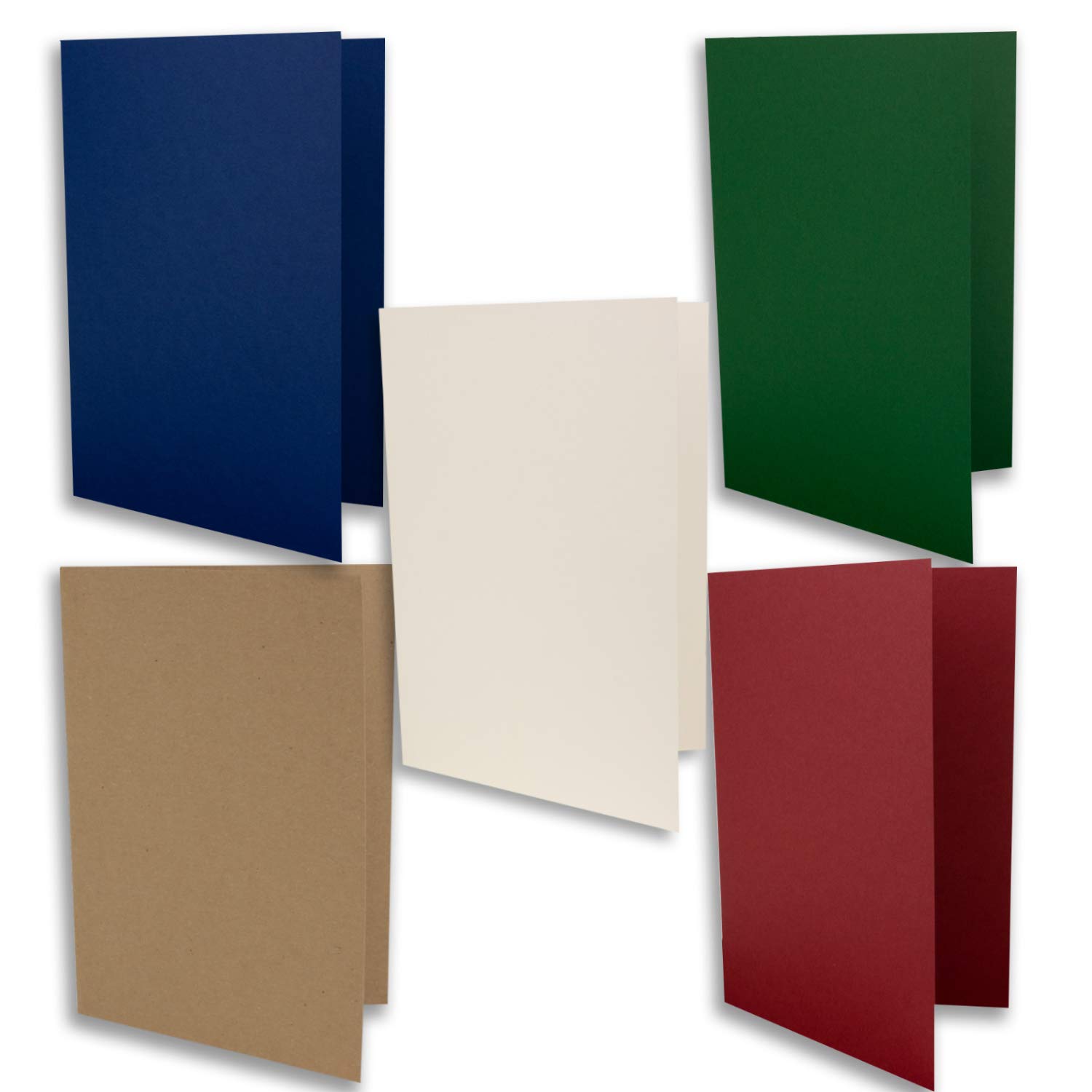 Seasons - Set, Dark Red, Dark Blue, Dark Green, Sand, Natural White, 50 Items - Image 2