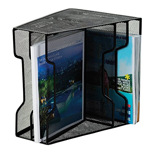 Rolodex Mesh Collection Stacking Sorter, 5-Section, Combination Sorter, Standard Packaging