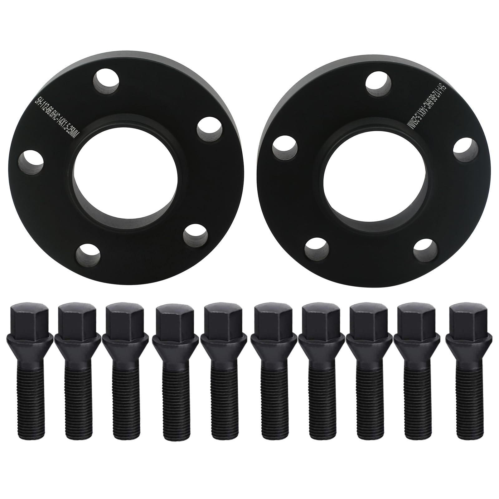 DCVAMOUS Forged 5x112 Hubcentric Wheel Spacers 15mm