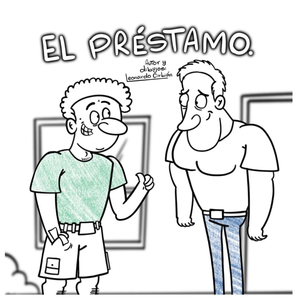 Cuando le prestas dinero a un amigo.: Libro para colorear, divertirse y aprender.