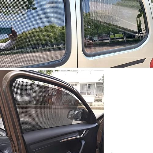 Miniatura 7 de Moyishi Rollo adhesivo electrostático de vinilo negro perforado de una sola vía para ventana de privacidad (24 x 196 pulgadas)