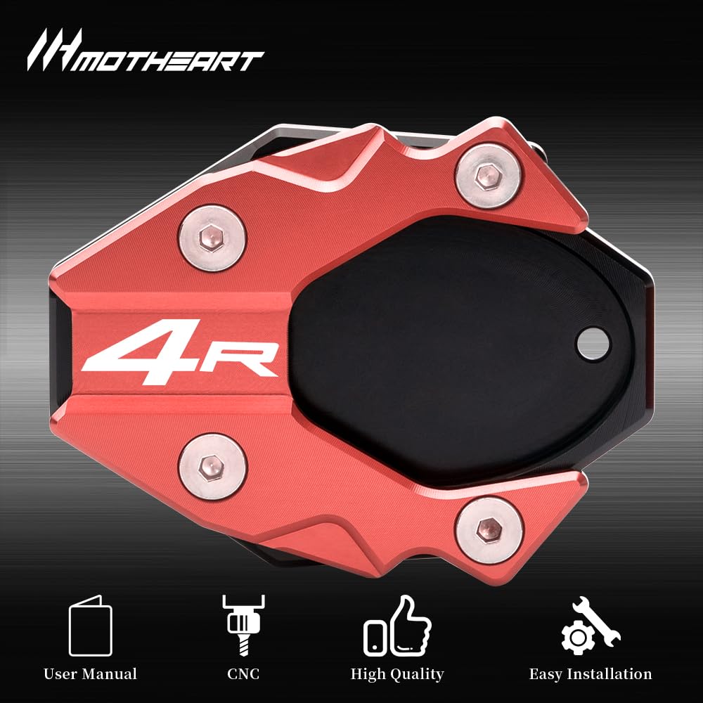 Amazon | MotHeart サイドスタンドプレート 対応 Ninja ZX-4RR