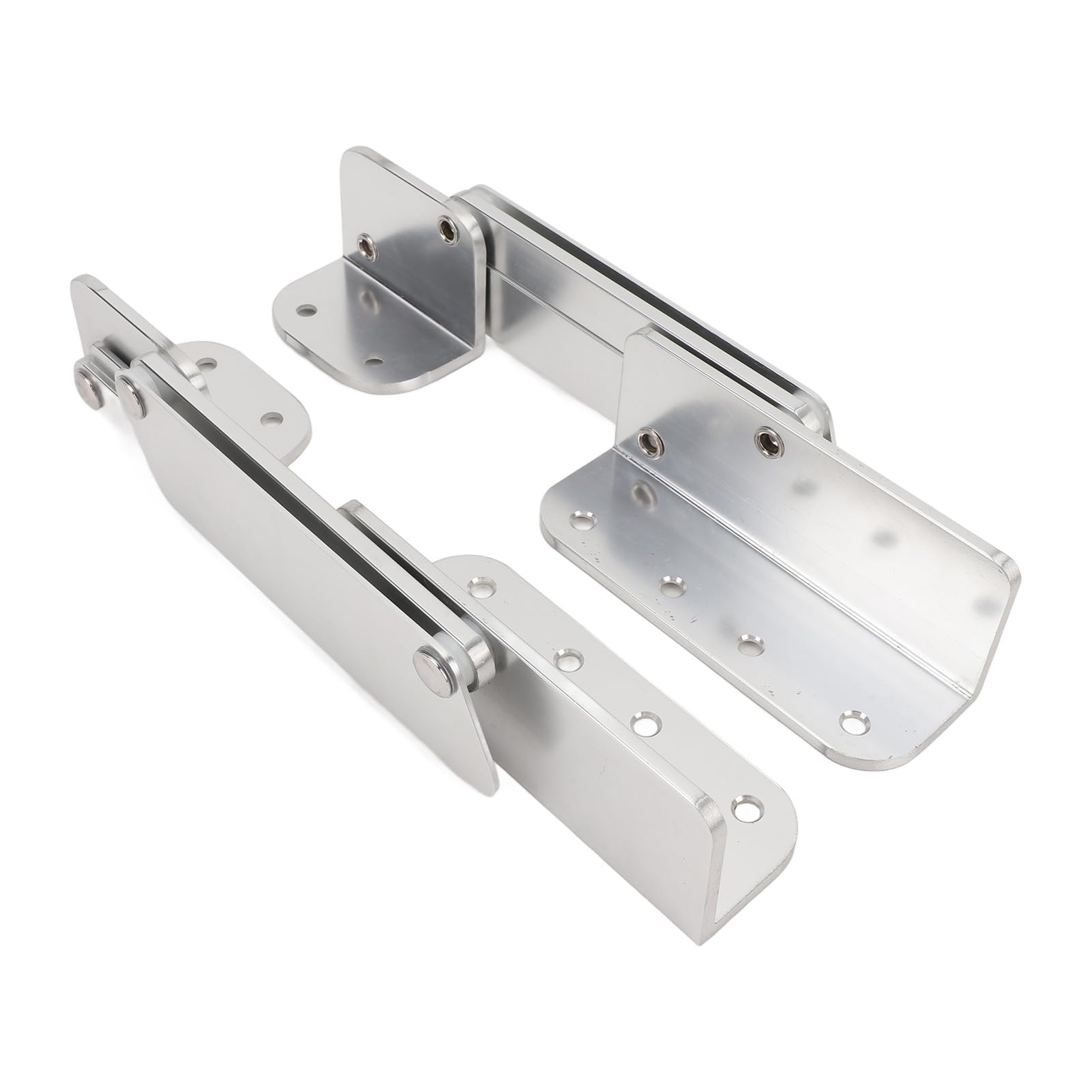 Knagi Składane do łodzi, 6 Mm Stop Aluminium 0 120 Stopni, Knagi Składane do łodzi, Doków Morskich z Gładkimi Krawędziami i Narożnikami Wymiany Zawiasów w Luksusowym Jachcie