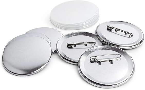 Amazon.co.jp: レジプロb 缶バッジ パーツセット 44mm｜安全ピンタイプ
