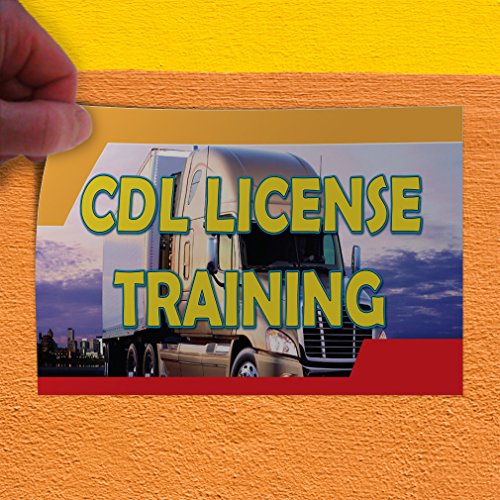 Decal Stickers Multiple Sizes Cdl License Training Advertising Printing Industrial Vinyl Safety Sign Label Automotive 7X5Inches #TOP3