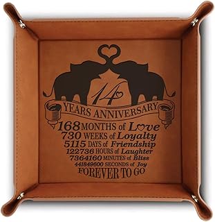 Bella Busta-14 Years Anniversary-Forever to Go- Traditional Ivory Theme Design for 14th Wedding Anniversary