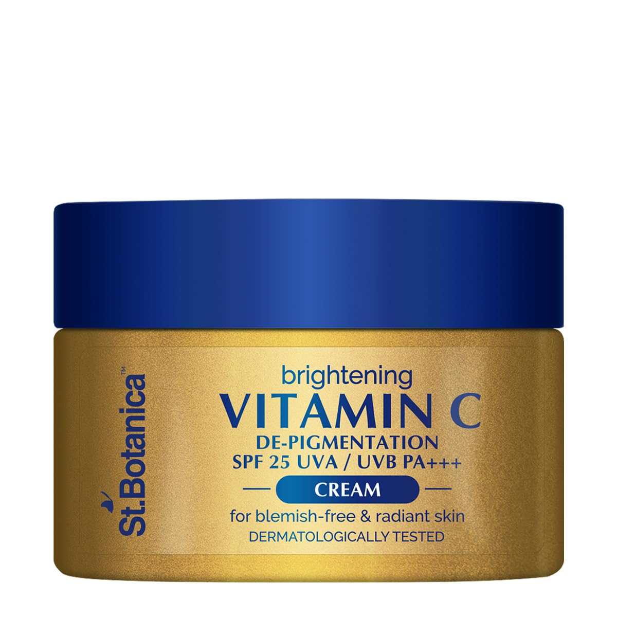 StBotanica Vitamin C, E & Hyaluronic Acid Depigmentation Cream, Whitening & Tan Removal, 50 g