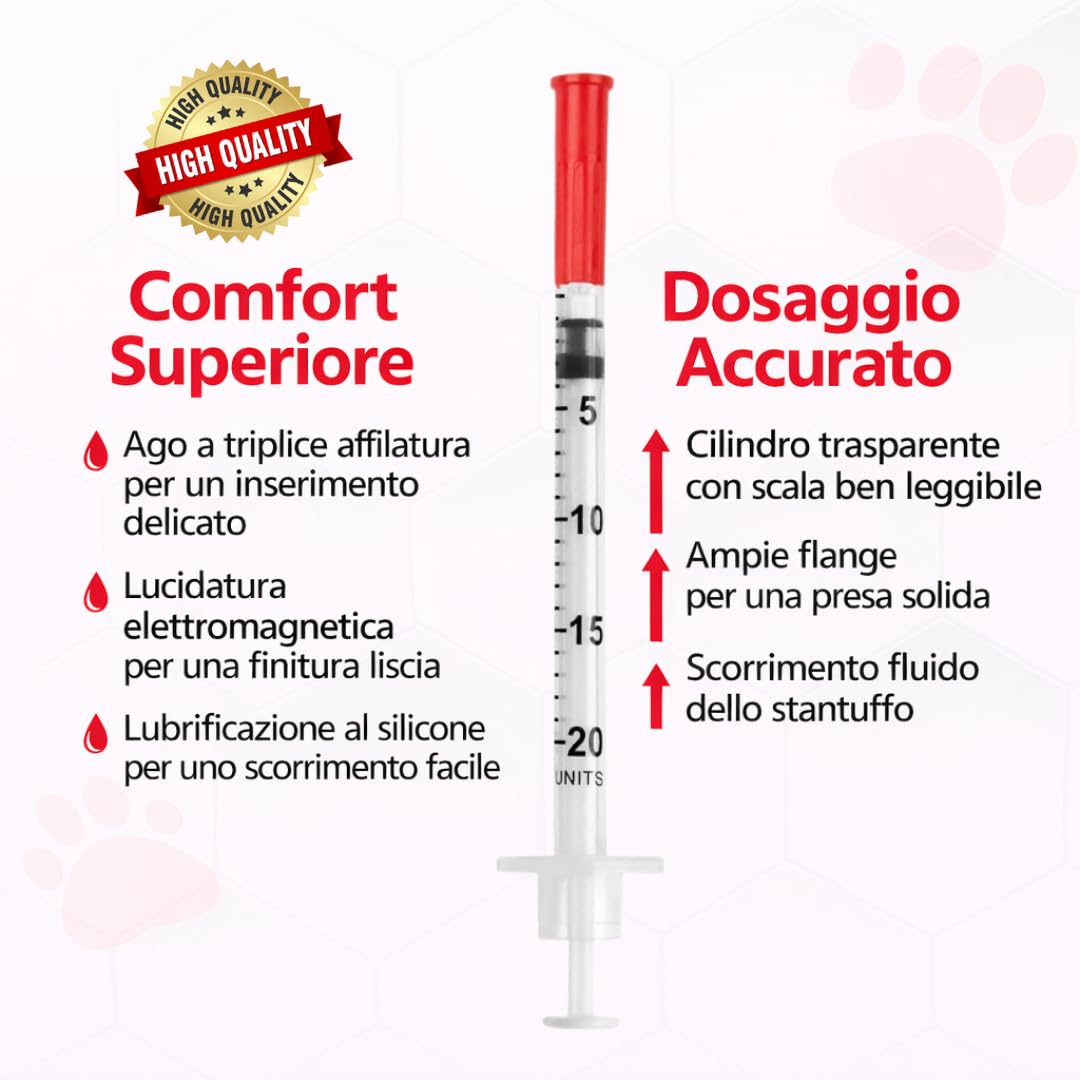 U40 Plastic Tube 29G x 1/2" (0,33 x 12,7 mm) 100 pezzi Strumenti di misurazione e dosaggio multiuso