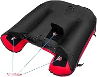 Vista 4 de Luwint Hi-Vi - Boya inflable de buceo y boya de marcador de superficie de 5 pies