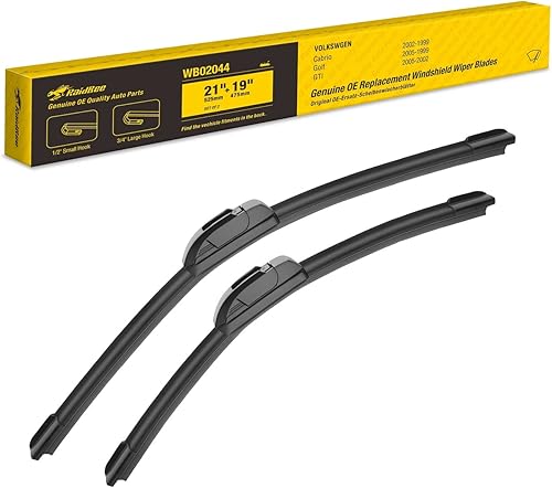 Paquete de 2 limpiaparabrisas de repuesto para todas las estaciones, compatibles con 307Z 21-09, Civic 05-01 y más, fáciles de instalar