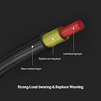 Vista 4 de PGYTECH Correa de muñeca para cámara para fotógrafos, correa de mano ajustable de liberación rápida para Sony, Nikon, Canon, GoPro (gris)