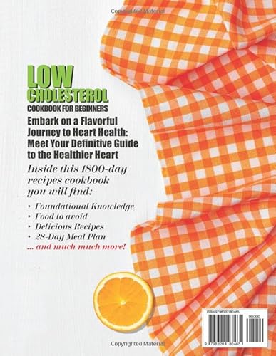 Independently Published Flores, Laura L. Low Cholesterol Cookbook For Beginners: 1800 Days Of Easy thumb #1