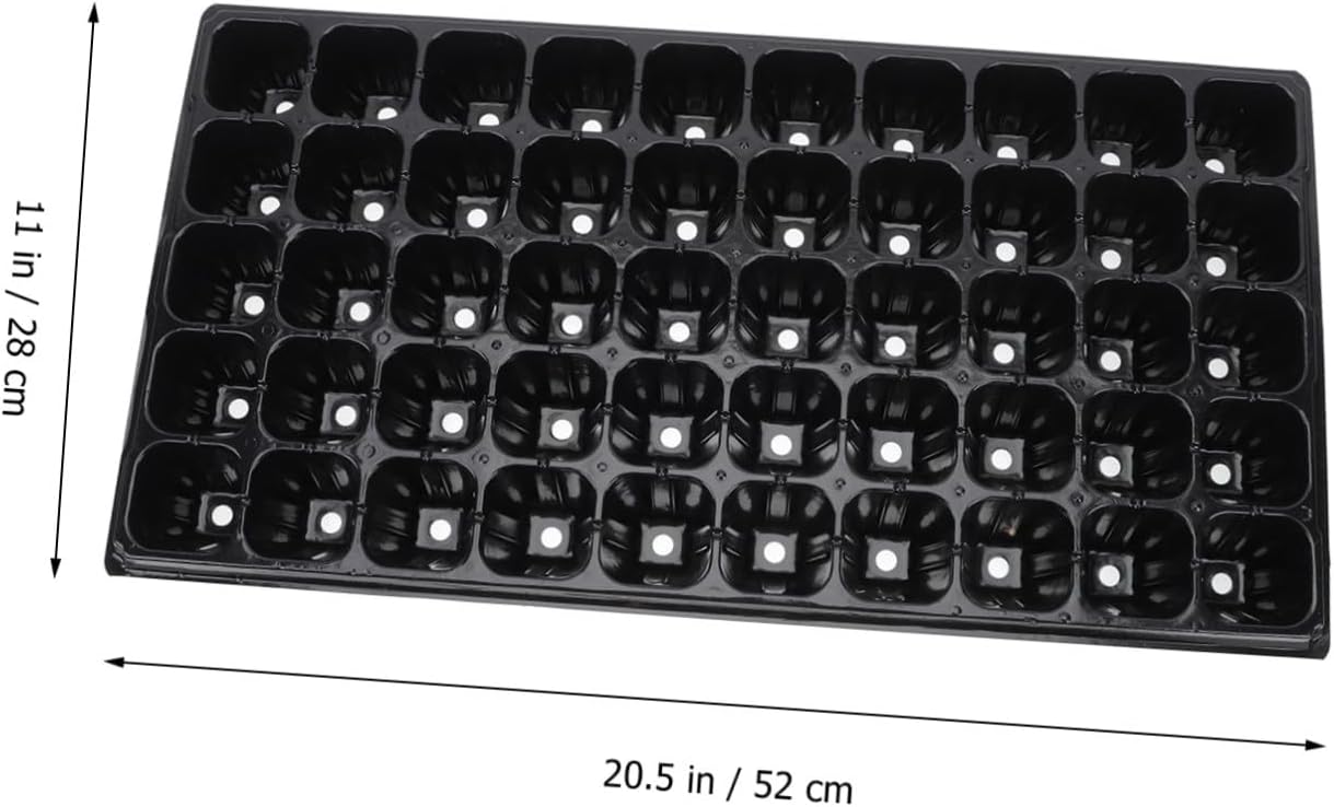 10pcs Heavy Duty Nursery Trays for Plant Germination Plates for Plants Vegetables Flowers for Easy Use Storage