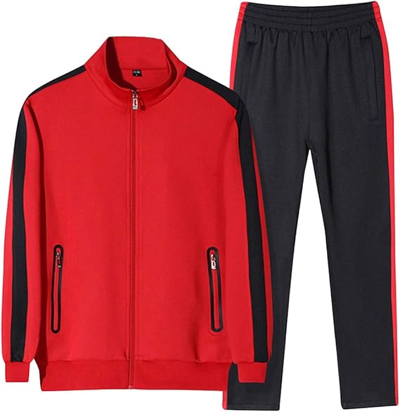 Amazon Bankiku バンキク ジャージ 上下 メンズ 薄手 トレーニングウェア 上下セット レディース スポーツ セットアップ スウェット ジャージ パンツ ジャケット ボーダー ジムウェア 男女兼用 黒 グレー 赤 春 秋 冬 ジャージ上下セット 通販