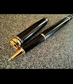高級マイスターゴールド 163 ローラーボール　キャップ式ボールペン　ギフト m 高級マイスターゴールド 163 ローラーボールキャップ式