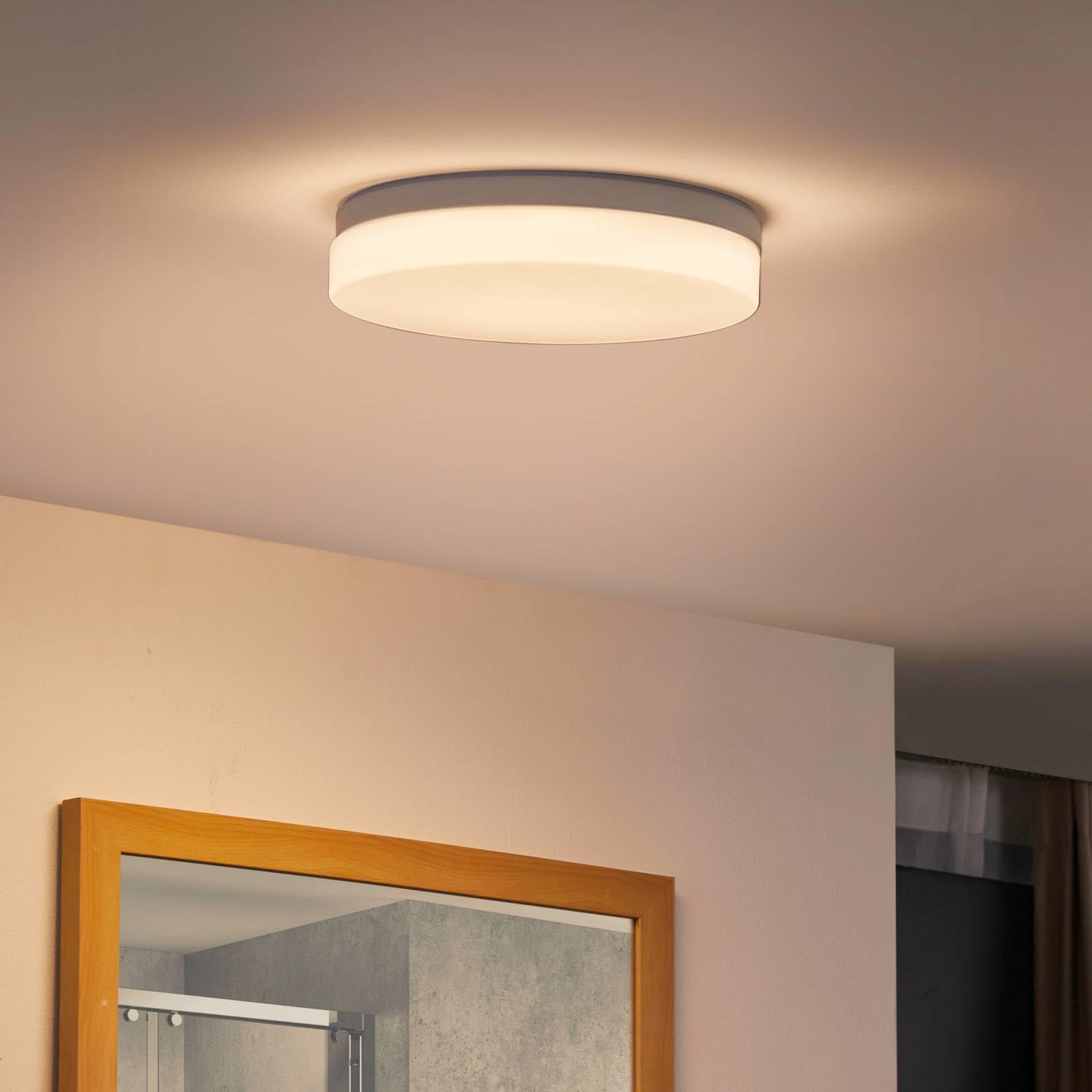 LED Deckenleuchte Wynion dimmbar (Modern) in Weiß (1 flammig,) - Lampe Deckenlampe Badezimmerleuchte