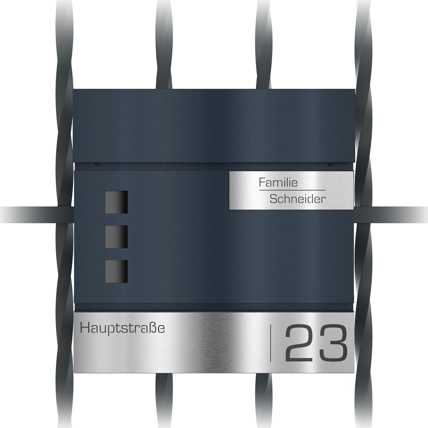 Graviers Design Buzón Independiente En Antracita RAL 7016 Con