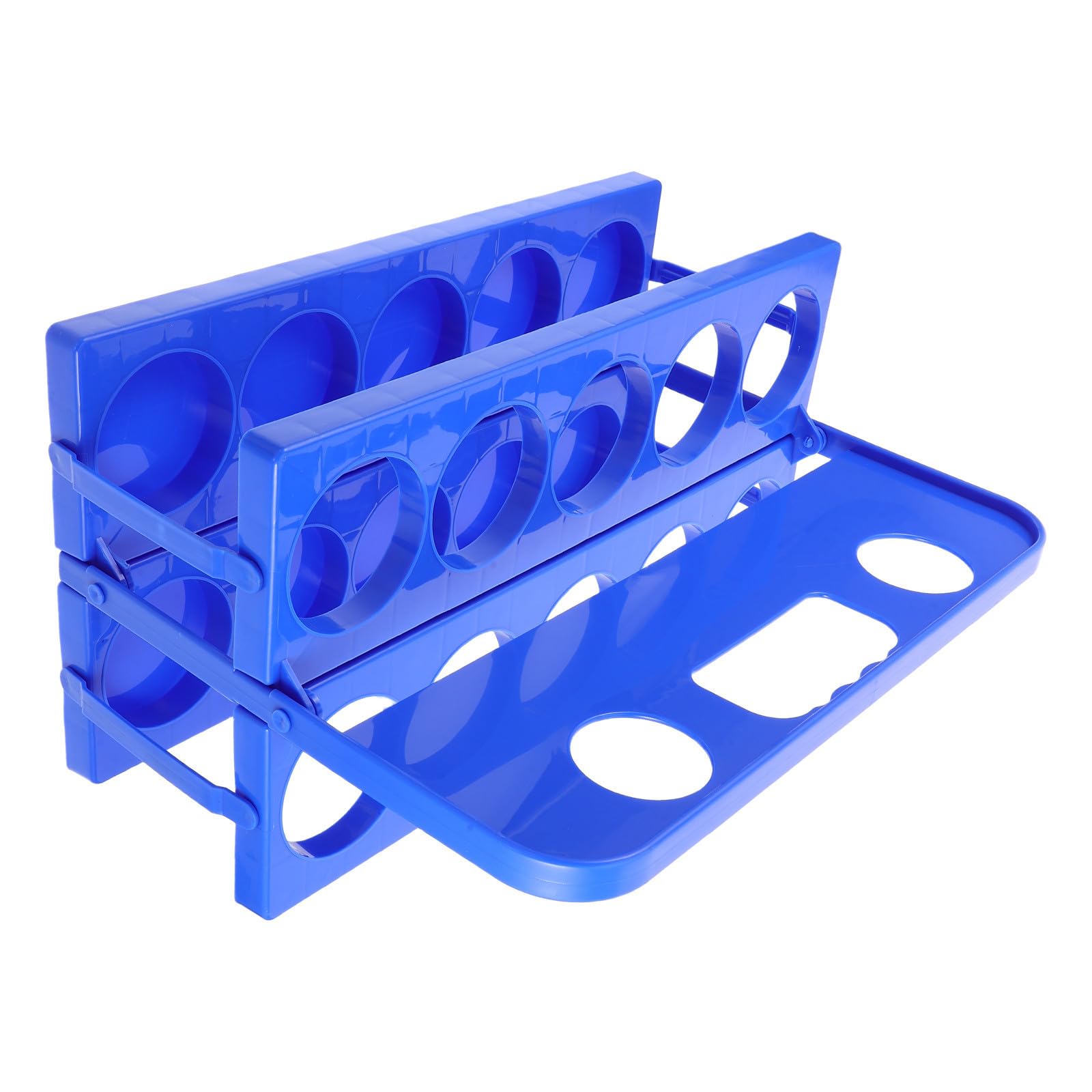 Healvian Porte-Gourde Pliable en PP avec 10 Emplacements et Base Stable pour Rangement Portable, pour Courses du Matin et Événements Sportifs