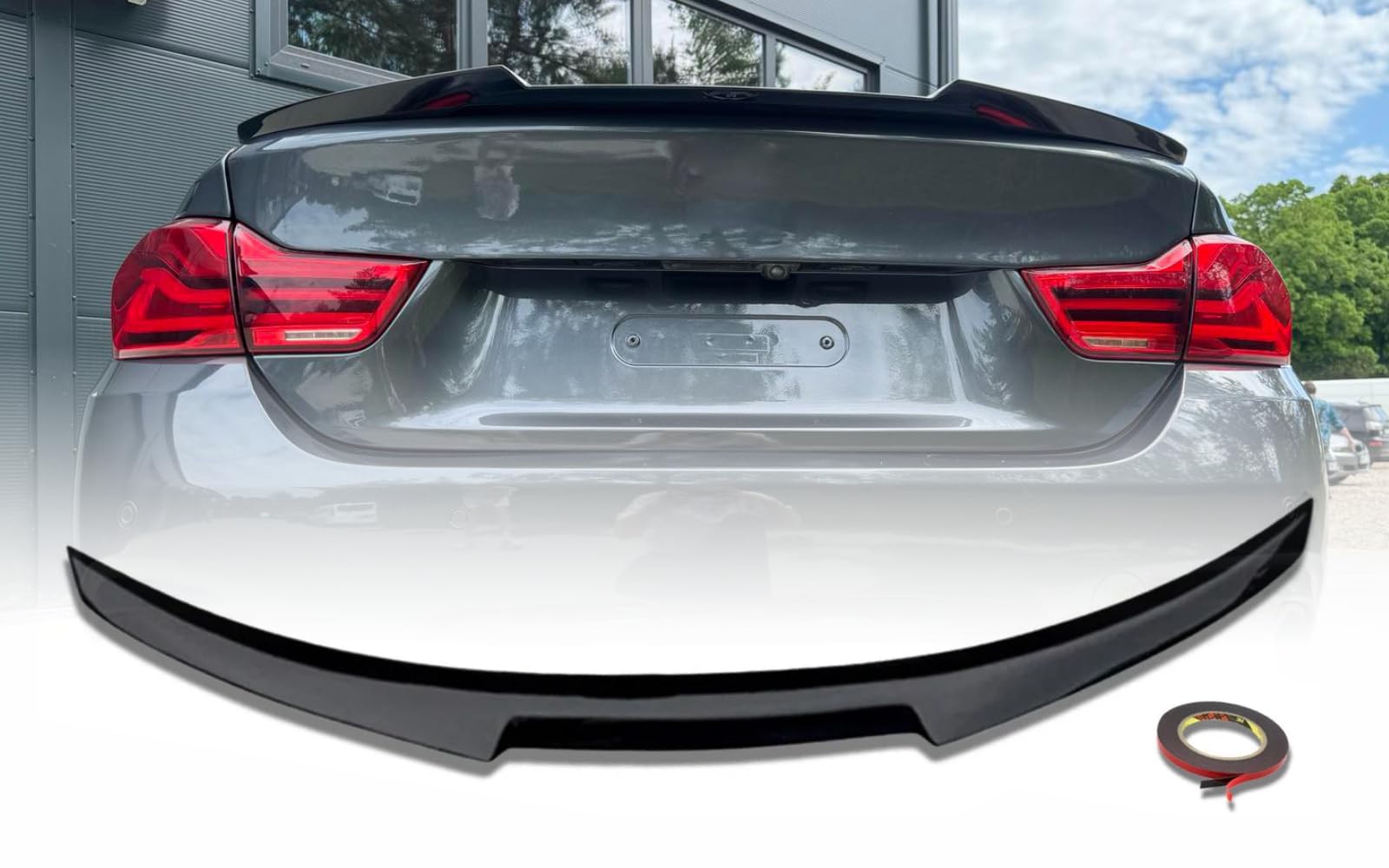 MpTuned Spoiler posteriore F36 M4 Look nero lucido per 4 serie 2014-2020 Performance Tuning berlina 4 porte Coupé 420i 428i 430i 435i 440i