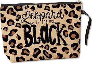 Leopard Print Gifts for Women Makeup Bag Gift Ideas for Leopard Lovers Handbag Leopard Bag Birthday Gifts for Women Mothers Day Gifts for Her Mom Sister Friends - Leopard Is The New Black