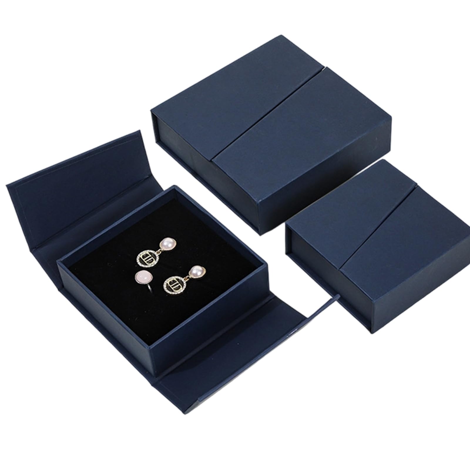 ljhnba Portable Fastener Jewelry Accessory Organiser with Double Flipped Lid for Travel and Daily Storage Needs Dustproof Case