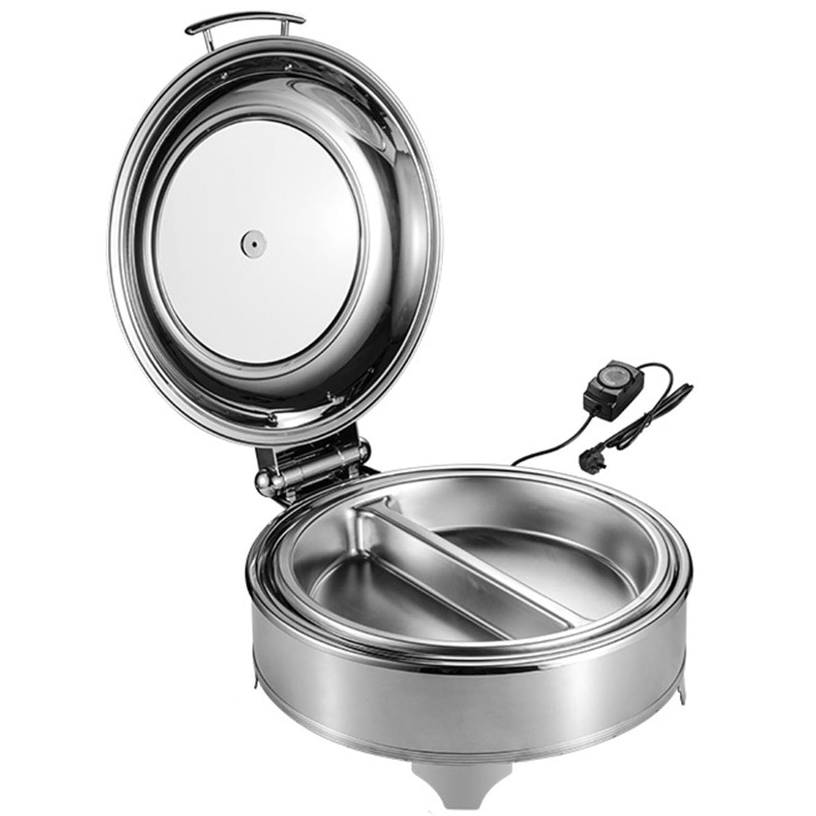 XNXYSMKJ Electric Buffet Server Food Warmers Tray, Stainless Steel Catering Serving Tray, Commercial Food Warmers for Parties, Buffets, Banquets, Dinners (Style 2)