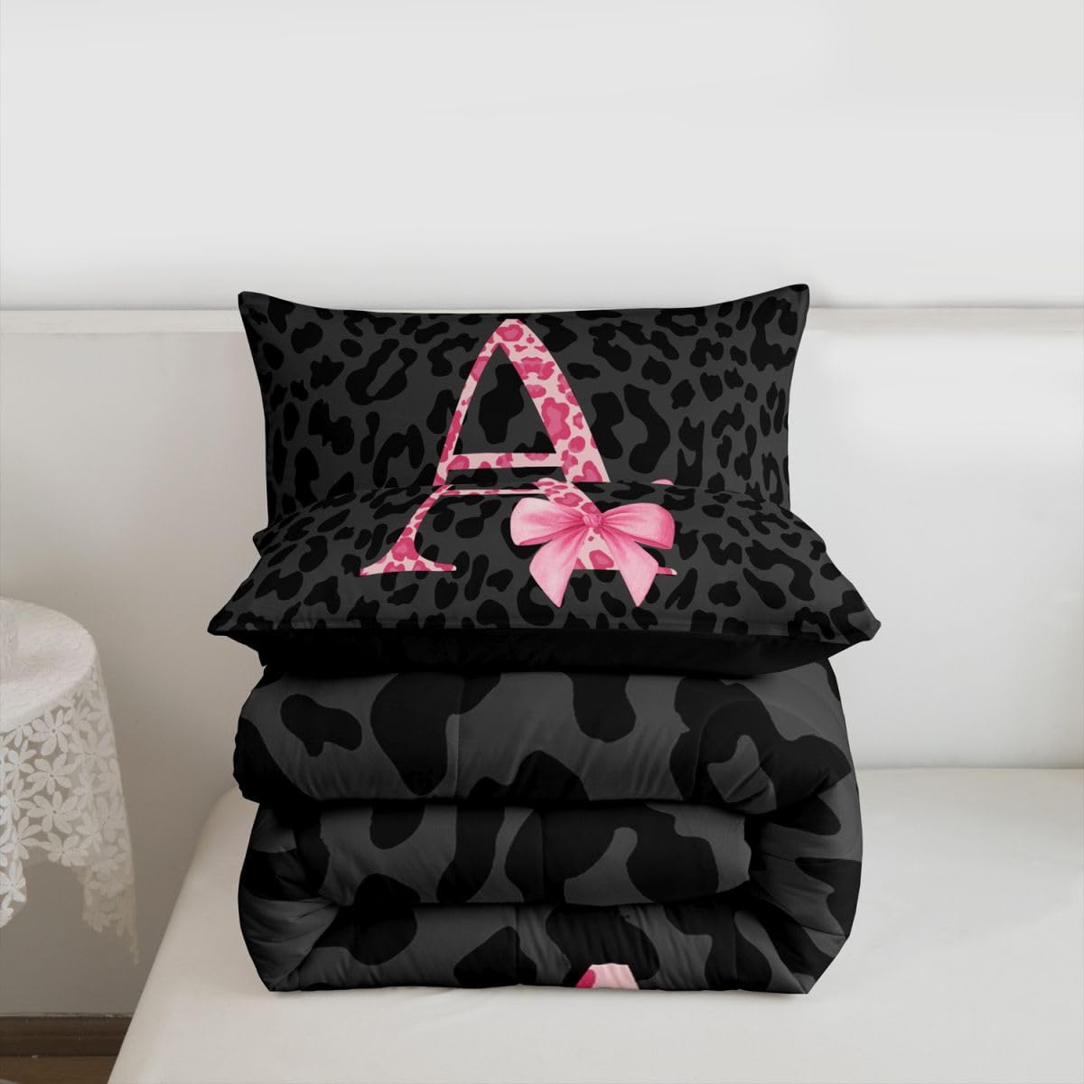 Personalized Kids Comforter Set - Letter A Design -4 Personalized Kids Comforter Set - Letter A Design -4