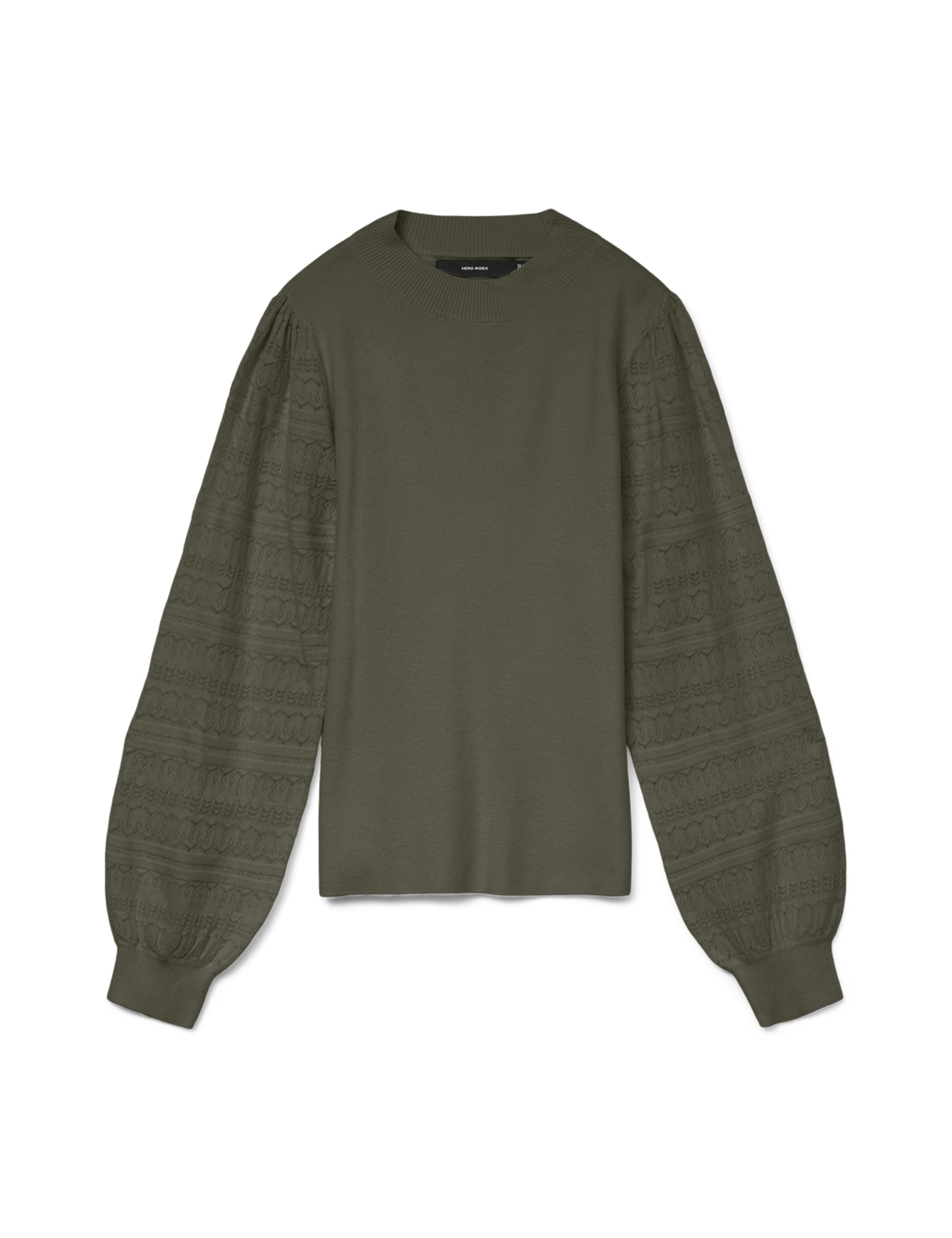 VERO MODA Vmnewlimone LS Highneck Pullover Boo, Grape Leaf, L