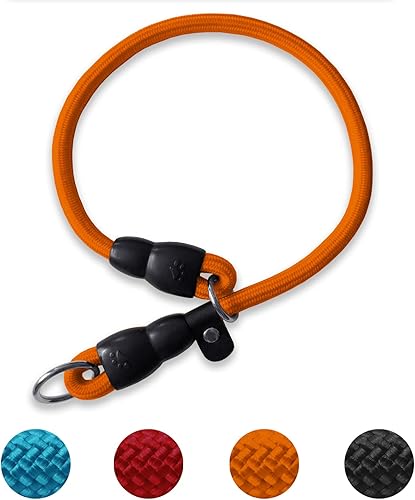 LOS ANDES Collar antideslizante para perro, collar antitirones para perros, collares deslizantes con tapón deslizable, collar de entrenamiento para