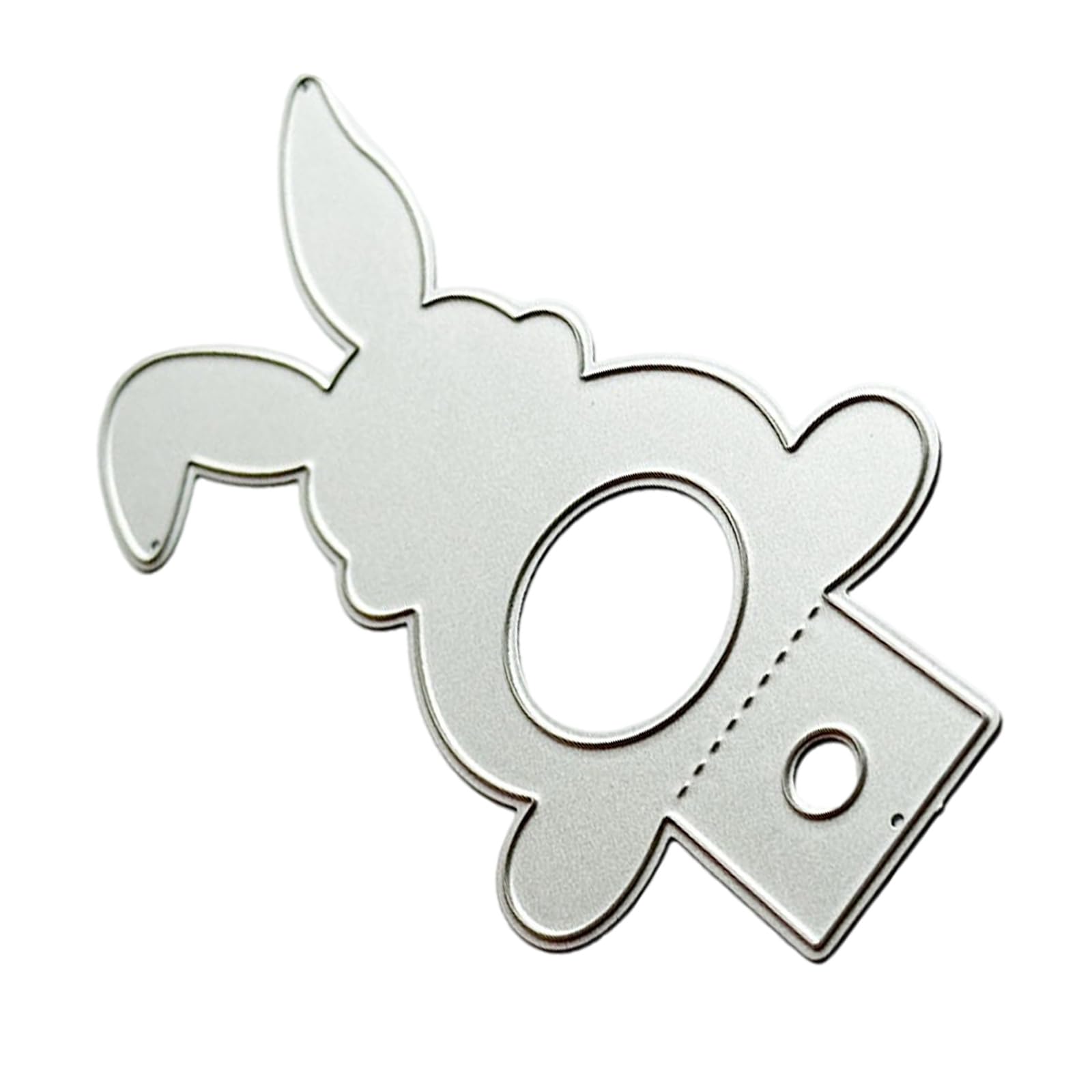 Lerpwige Metal Die Cut Easters Rabbits Cutting Dies Embossing Stencils Molds for Photo Card Scrapbooking Decorations Easters Rabbits Die Cut Metal Cutting Dies