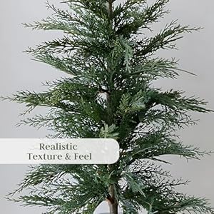Holidaycollectionsetof1fauxcedartreespremiumartificialindoorcedartreestands36tallincremepotperfectchristmasdecoration  Urban Country Home Decor Holiday collection set of 1 faux cedar trees premium artificial indoor cedar tree stands 36 tall in creme potperfect christmas decoration  urban country home decor