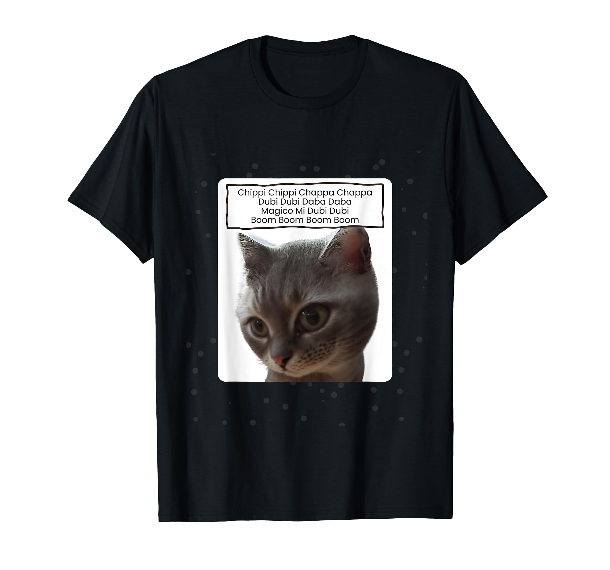 Amazon | ちっぴちっぴ チャッパ 踊る猫ミーム Tシャツ | T