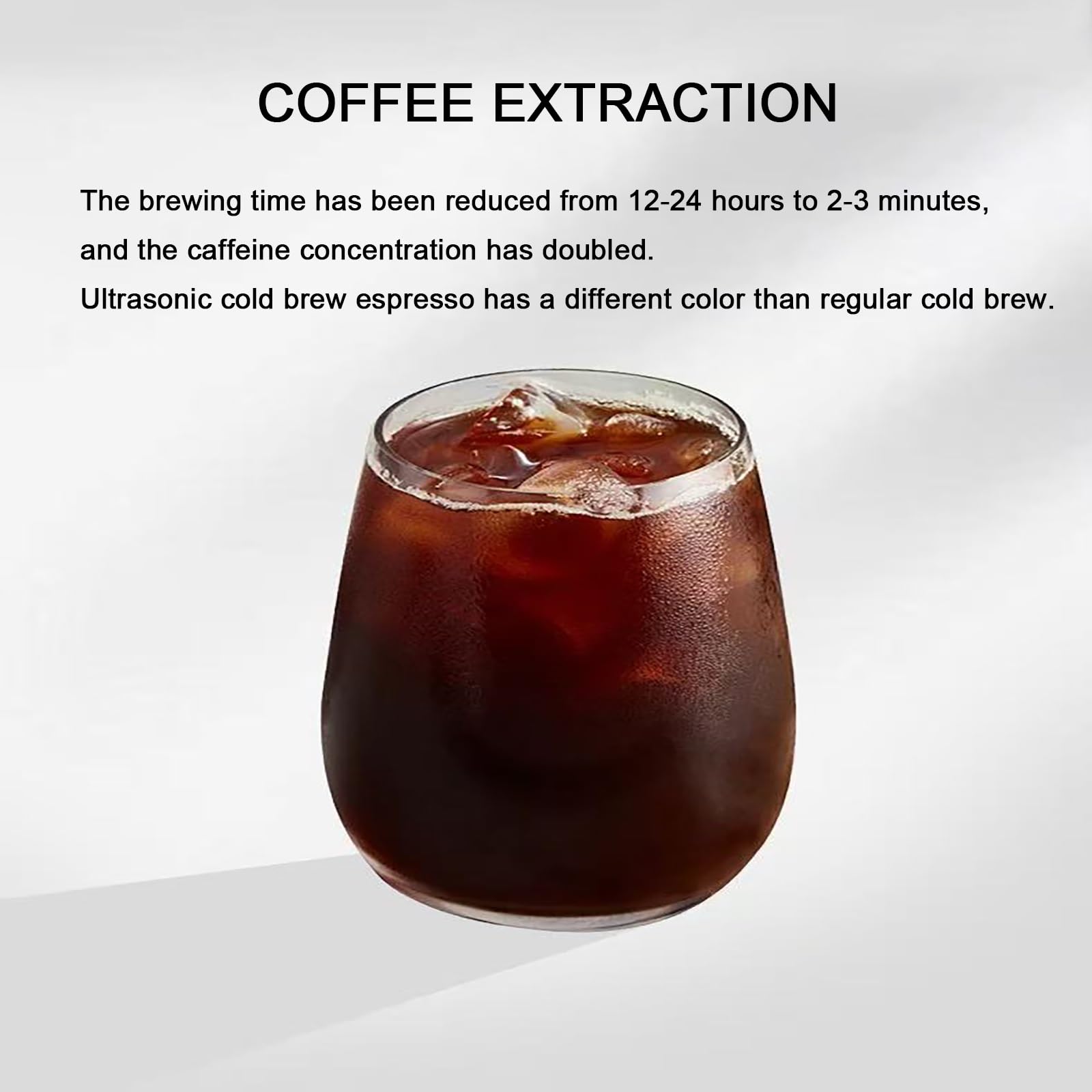 Hochgeschwindigkeits-Ultraschallhomogenisator mit Halterung, kleiner 80-W-Hand-Emulgator für das Labor, ohne hohe Temperaturanforderungen, für spezielle Anwendungen wie Espresso und Kaffee