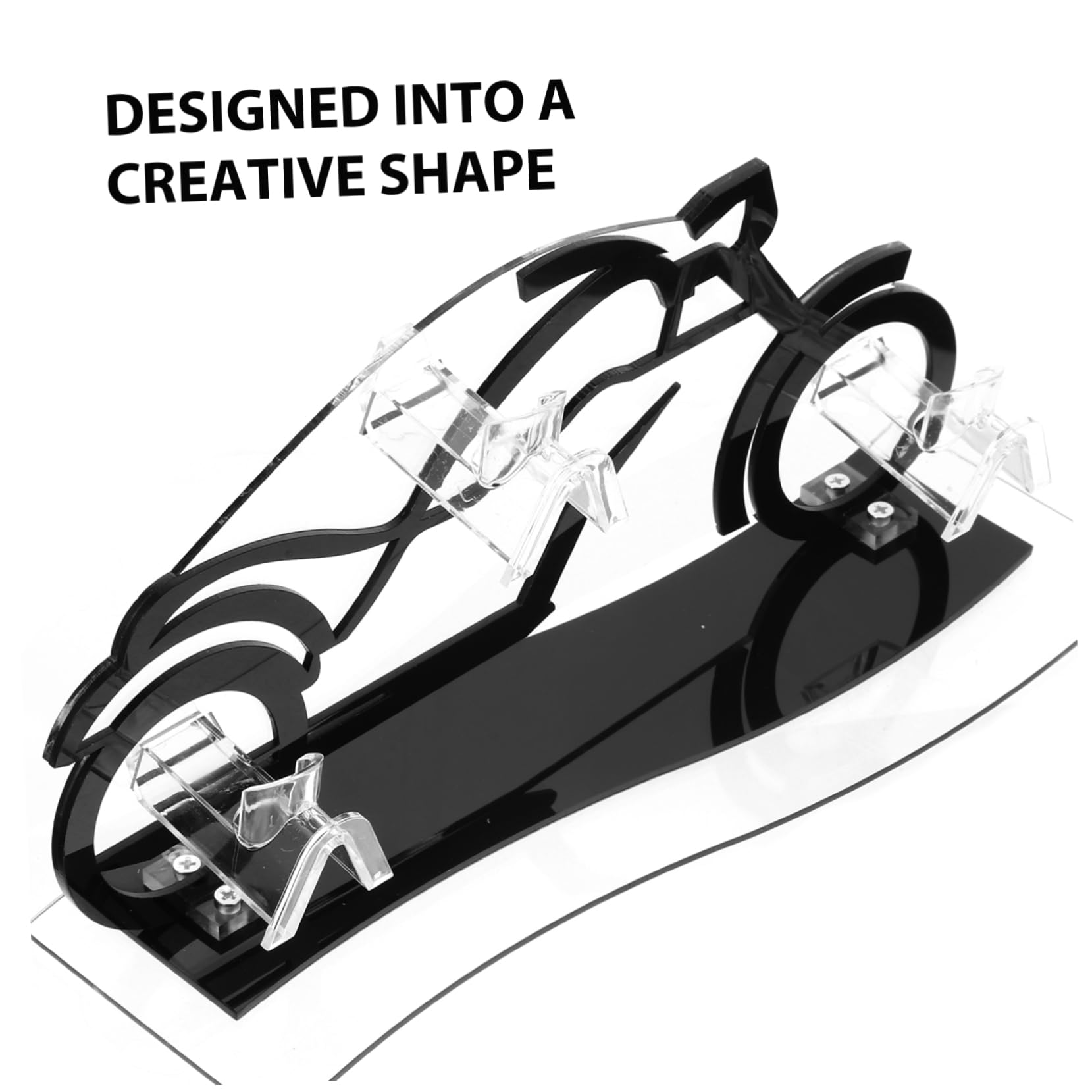 Espositore Acrilico Per Occhiali Da Sole Forma Di Supporto Elegante e Stabile Per Occhiali Organizer Da Tavolo Per Sunglasses e Eyewear Design Creativo e Funzionale