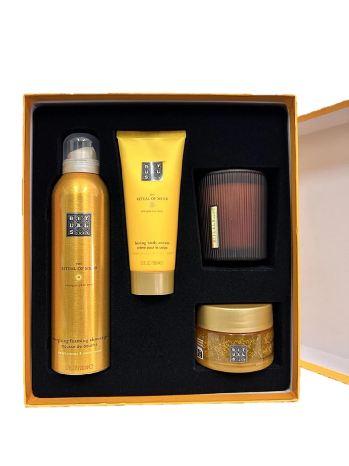 Rituals The Ritual Of Mehr, set regalo 4 bestseller tra cui scrub, schiuma, crema e candela