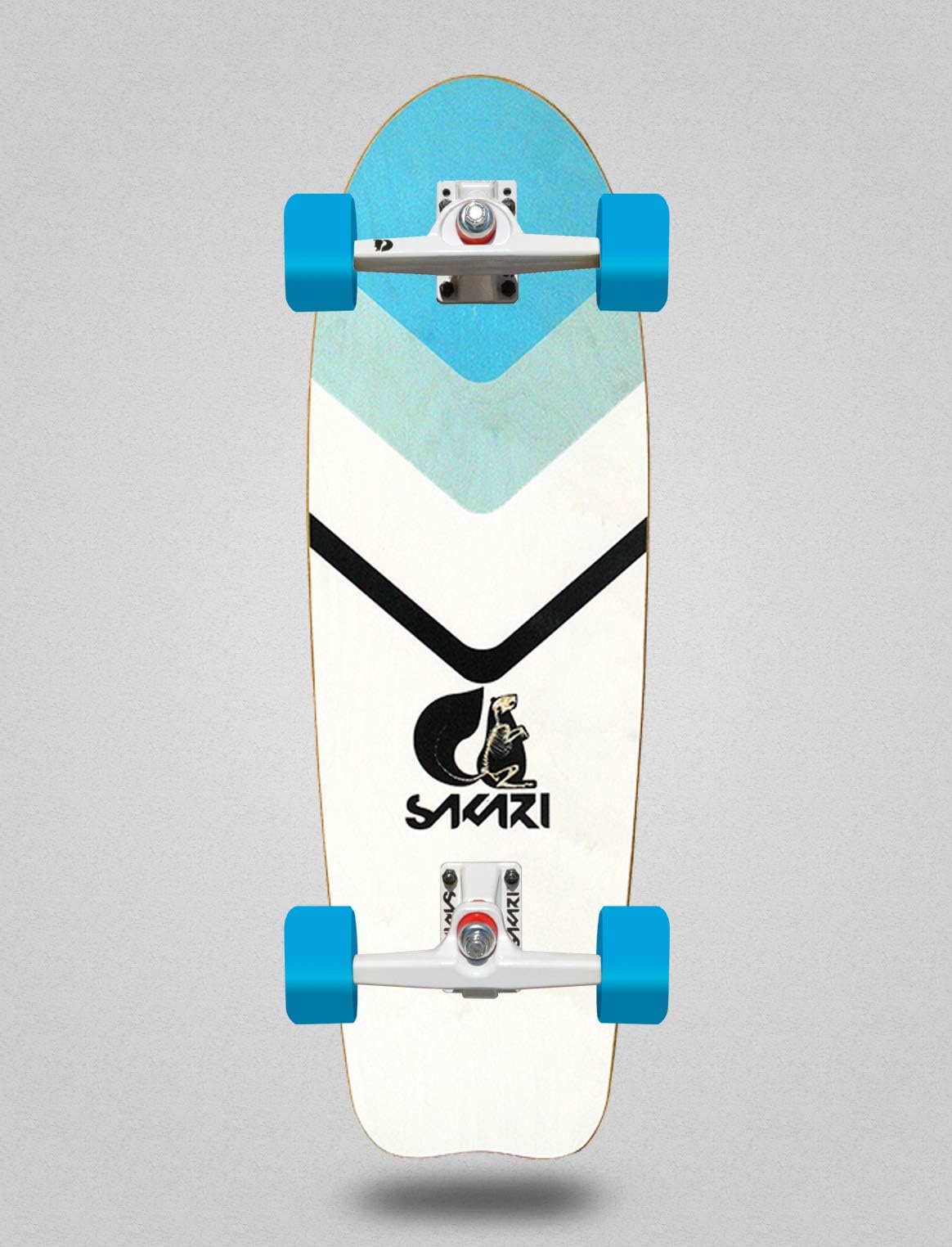 Surfskate Sakari Complete with SGI Surf Skate Trucks - Slate 31