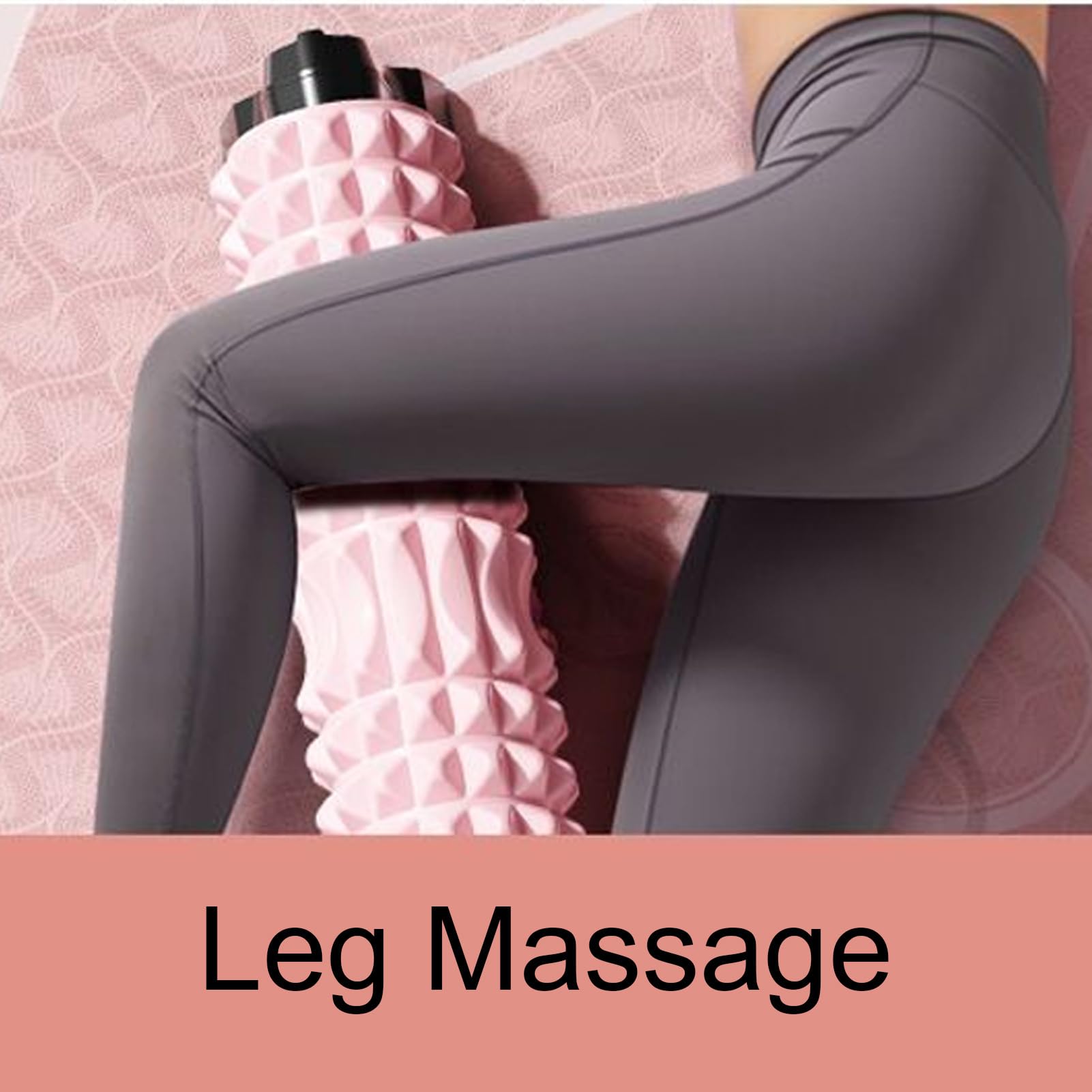 Rullo da Massaggio in Schiuma Massaggiatore Stretcher Antiscivolo | Foam Roller Per Schiena Per Esercizio, Stretching, Allenamento, Sonno, Arricciatura Notturna, Gamba, Corpo, Muscolo,