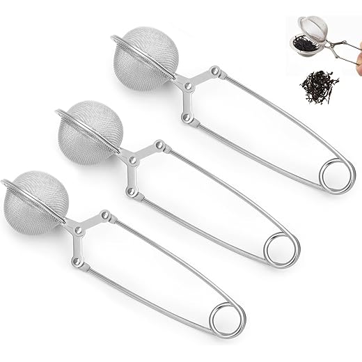 3 Pcs Tea Infuser Set Stainless Steel Tea Strainer Infuser I
