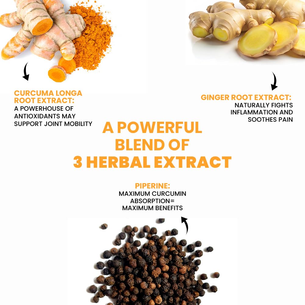 Carbamide Forte Curcumin Tablets with Piperine and 95% Curcuminoids | Anti inflammatory Supplement for Adults | With Curcuma Longa, Turmeric & Ginger Root extract | 60 Veg Tablets Carbamide Forte Curcumin Tablets with Piperine and 95% Curcuminoids | Anti inflammatory Supplement for Adults | With Curcuma Longa, Turmeric & Ginger Root extract | 60 Veg Tablets