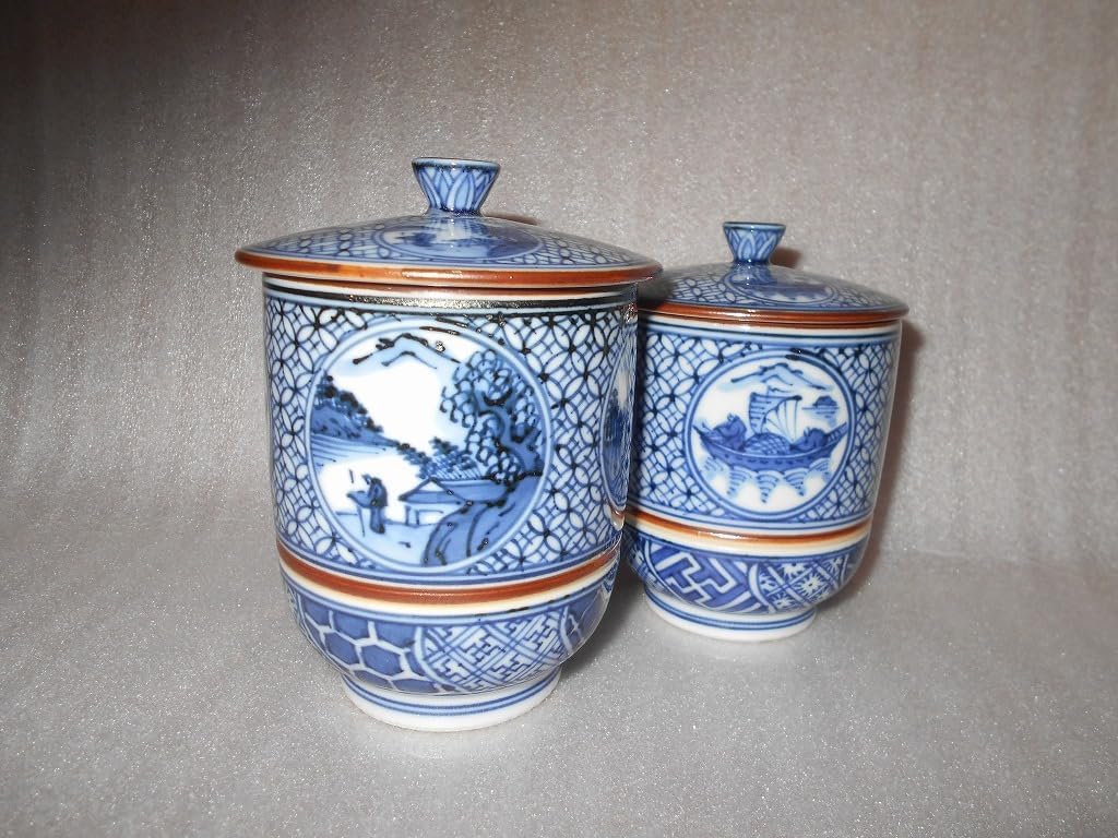 清水焼 平安壹楽 祥瑞山水組湯呑