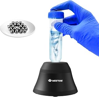 WESTTUNE VX-4 Mini Vortex Mixer 4000RPM High-Speed Paint Shaker for Acrylic Paints, Tattoo Ink, Gel Polish, Eyelash Glue | Touch Activated Vortexer, Black