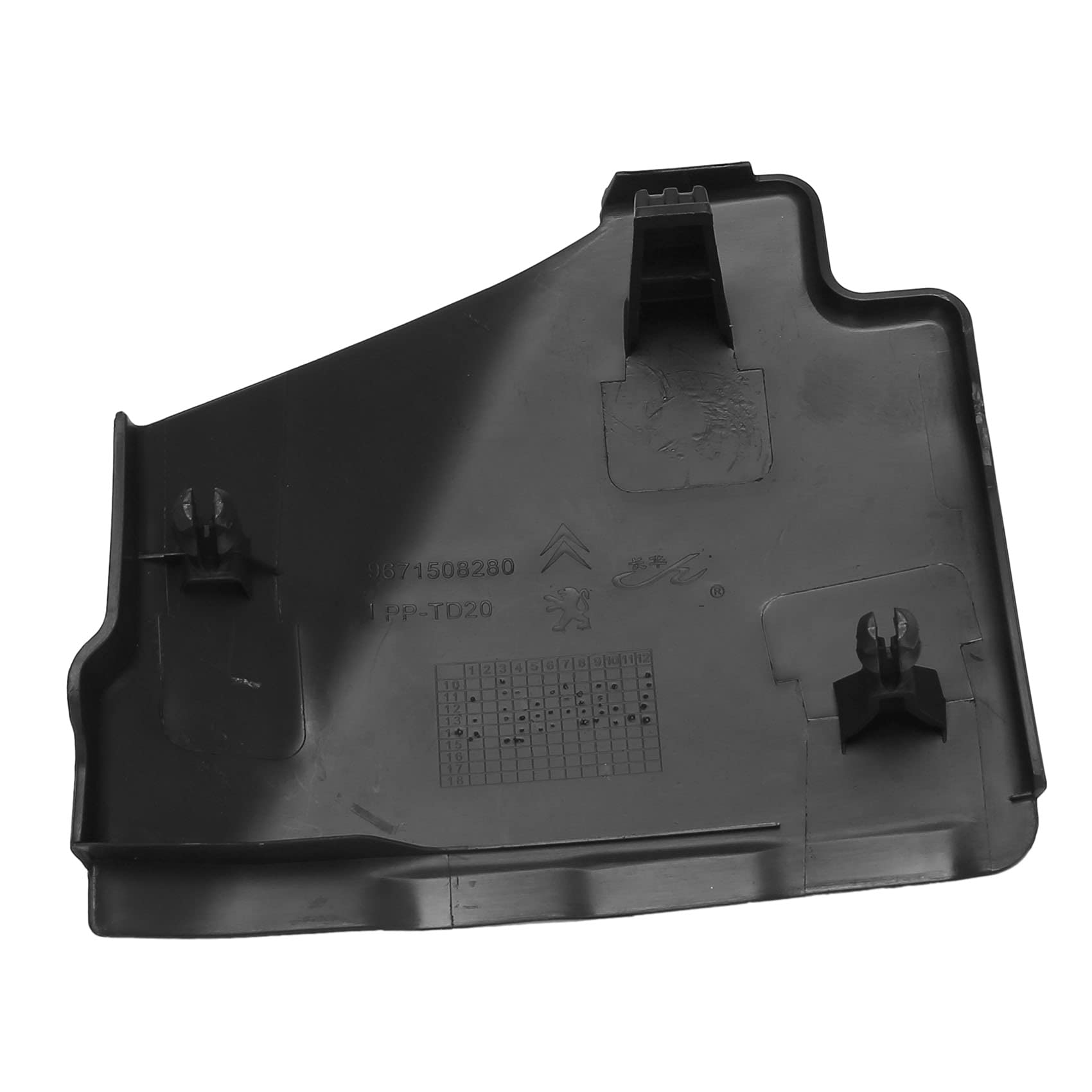 Couvercle De Boîte à Fusibles/compartiment Moteur Pour Peugeot 508 Et Citroën C5 - Référence 9671508280, 6500KG, Noir