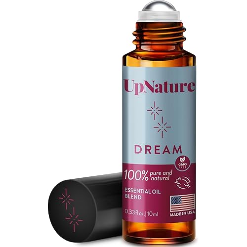 UpNature Dream Sleep Essential Oil Roll On – Natural Sleeping Blend with Lavender, Chamomile Aromatherapy Oils