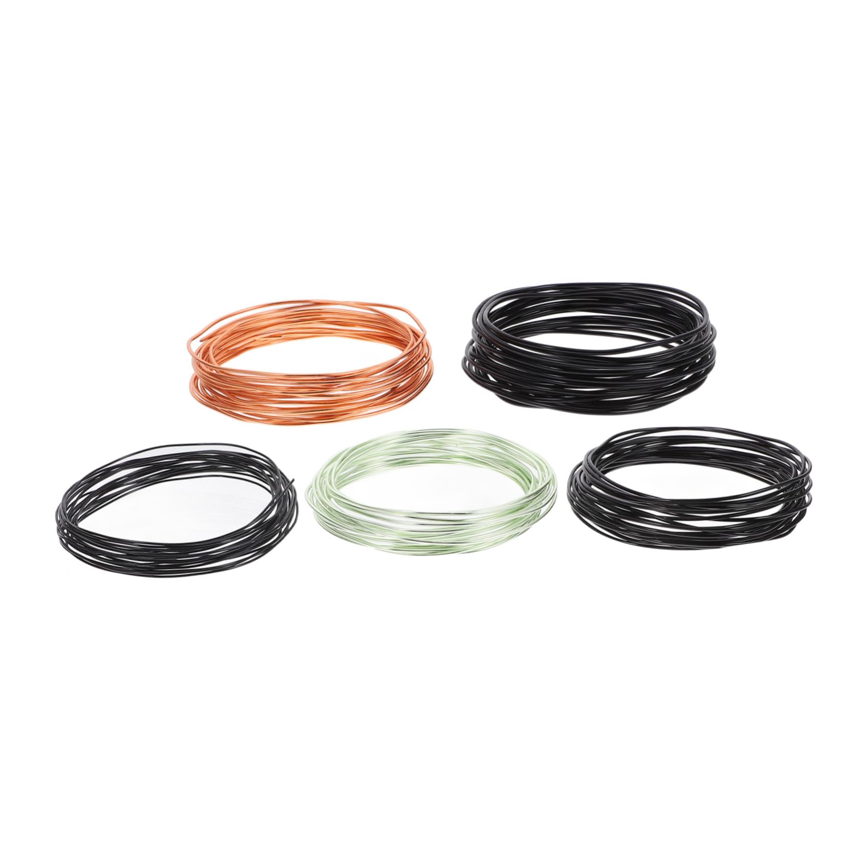 Outanaya 5 Rolls Anodized Aluminum Bonsai Wire Set Bendable Wire for Plant Training Vibrant Decorative Bonsai Accessories for Beginners Professionals