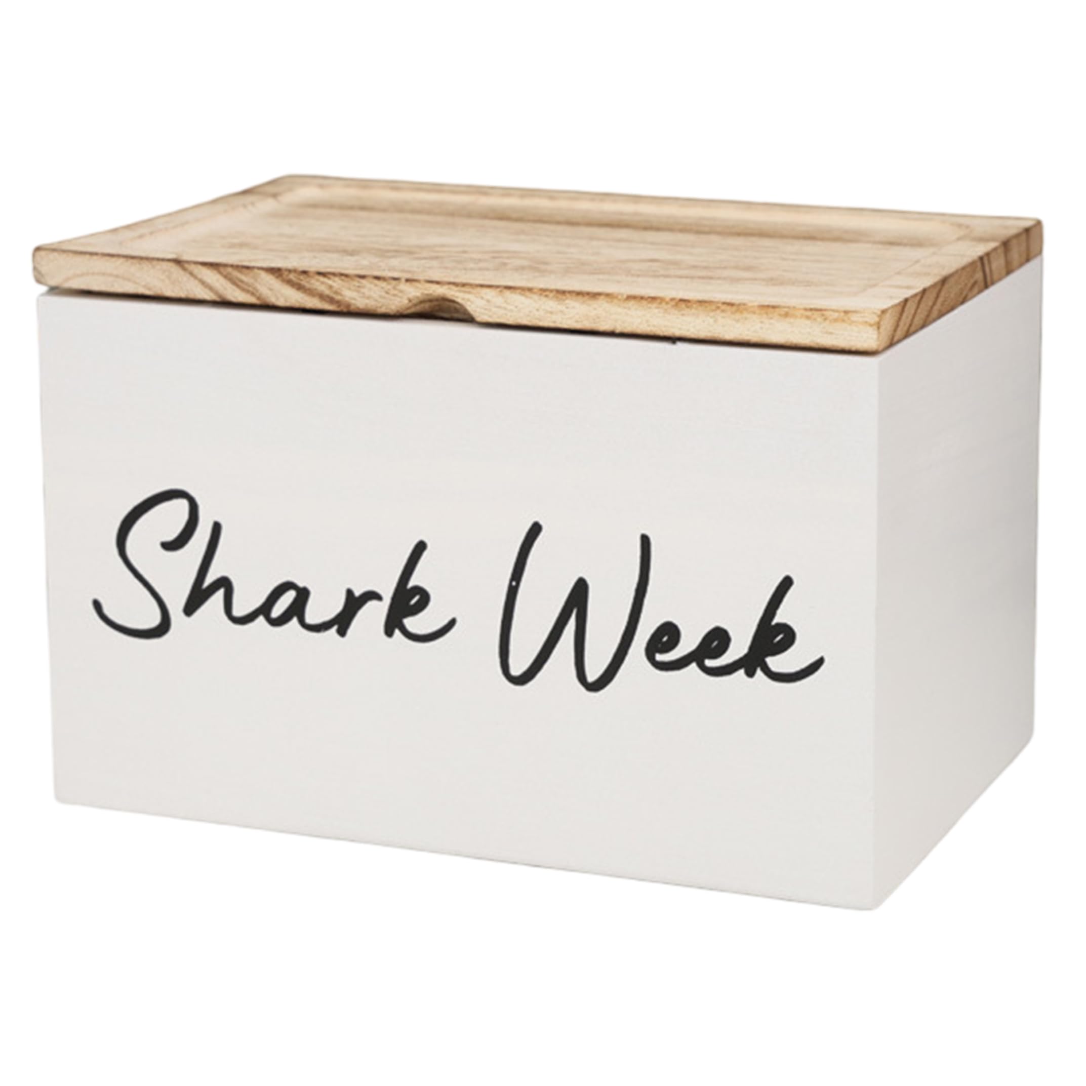 Tsawntd Bathroom Trays, Tampon Holder for Bathroom, Wooden Containers with Lids, Divided Storage Box Decorative Feminine Product Holder - White