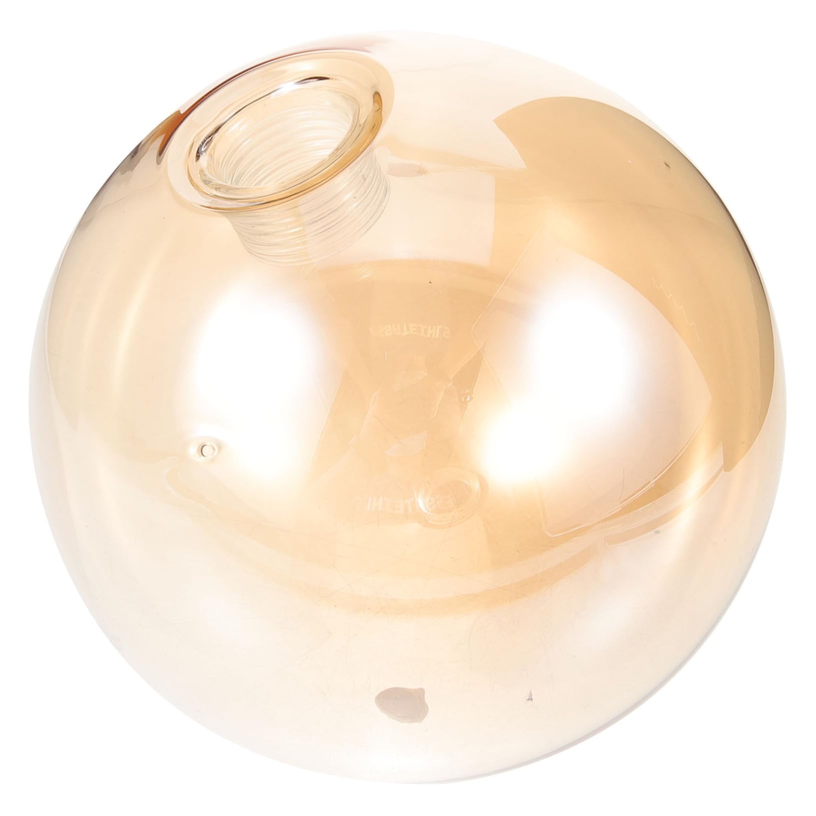 Paralume a Globo in Vetro Ambra Attacco G9 per Lampade | Ricambio per Paralumi Usurati, Uso Domestico e Decorazione, Finitura Delicata, Forma Sferica Elegante
